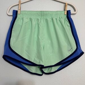 Nike Dri-Fit Lined Running Shorts - Mint Green - Blue - Navy